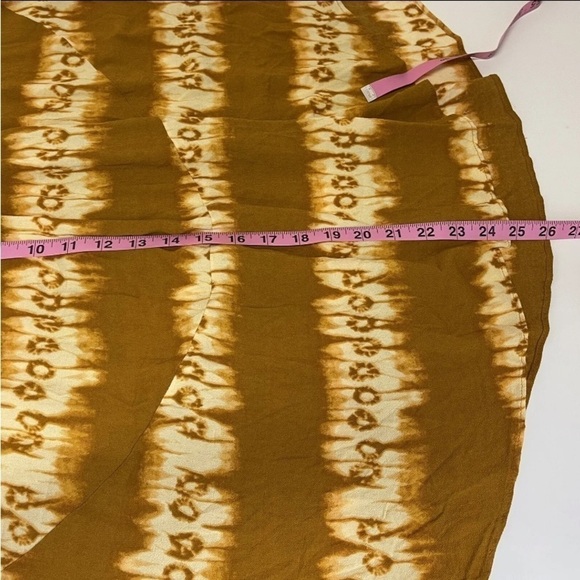 H&m Yellow Tie Dye Skirt Size 8 - Picture 6 of 7